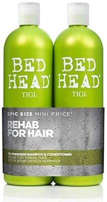 Bed Head by TIGI Bed Head by TIGI Re-Energise Daily Shampoo and Conditioner for Normal Hair 2x750 ml