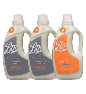 Boots Boots Sensitive Skin Laundry Liquid & Fabric Conditioner Bundle