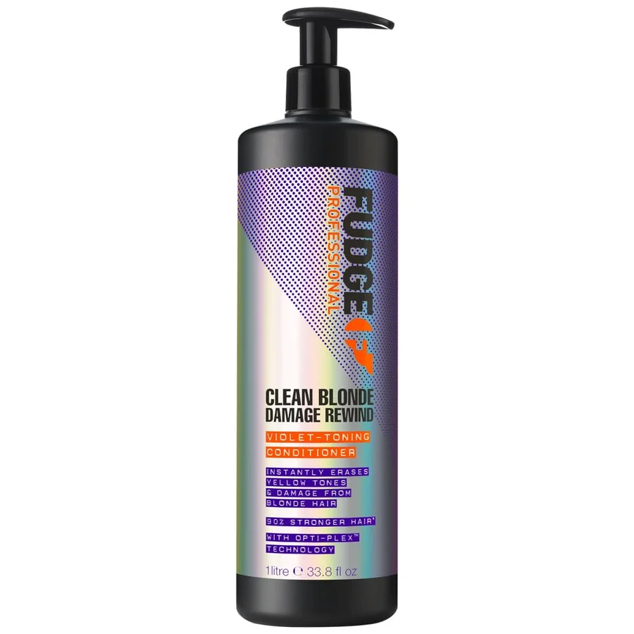 Fudge Fudge Clean Blonde Damage Rewind Violet Toning Conditioner 1000ml