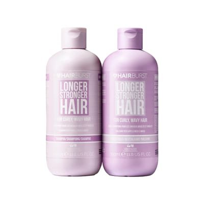 Hairburst Hairburst Curly and Wavy Hair Bundle - Shampoo 350ml + Conditioner 350ml
