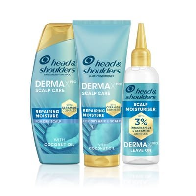 Head & Shoulders Head & Shoulders Dermaxpro Bundle - Shampoo, Leave On Serum & Conditioner