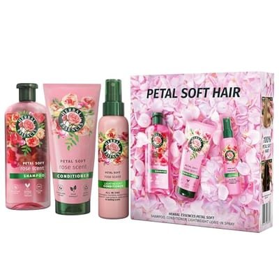 Herbal Essences Herbal Essences Rose Scent Petal Soft Giftset: Shampoo, Conditioner, Leave-In Spray Br/>