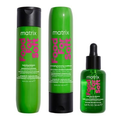 Matrix Matrix Food For Soft Shampoo, Conditioner & Oil With Avocado Hyaluronic Acid Dry Hair