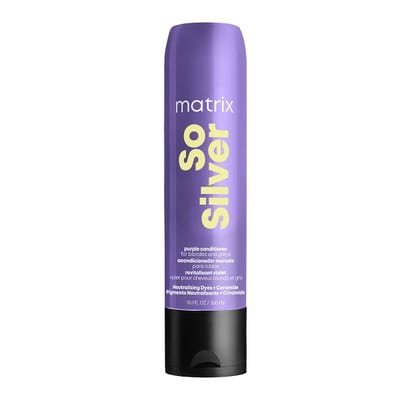Matrix Matrix So Silver Purple Toning Pigmented Conditioner For Blonde, Grey + Hair 300ml