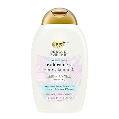OGX OGX Rescue Fusions Hyaluronic Acid + Pro-Vitamin B5 Hydrating Conditioner 385ml