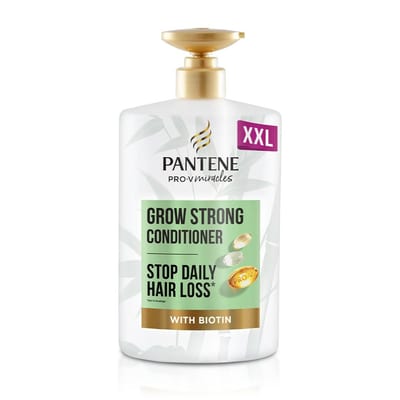 Pantene Pantene Pro-V Miracles Grow Strong Hair Conditioner with Biotin 1L XXL Pump | With Protein Strengthener. Helps Reduce Hair Loss Due to Breakage and Grow Stronger Hair. For Fine