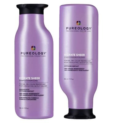 Pureology Pureology Hydrate Sheer Shampoo And Conditioner Bundle For Fine, Dry Hair