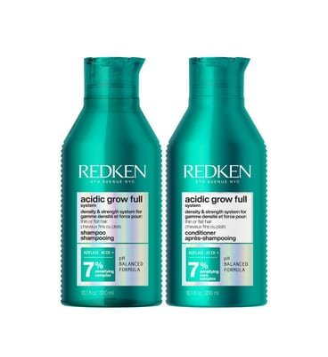 Redken Redken Acidic Grow Full System Densyfying Shampoo 300Ml & Densifying Conditioner Duo