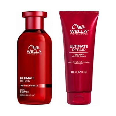 Wella Professionals Wella Professionals Wella Ultimate Repair Shampoo250 Ml And Conditioner200 Bundle, 250ml
