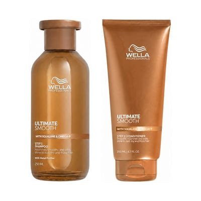 Wella Professionals Wella Professionals Wella Ultimate Smooth Shampoo250 Ml And Conditioner200 Bundle, 250ml