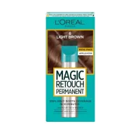 Loreal L'Oreal L’oreal Paris Magic Retouch Permanent Light Brown Root Concealer, 100% Roots Coverage With Easy Applicator, 150ml
