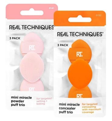 Real Techniques Real Techniques Mini Miracle Powder & Concealer Puff Bundle