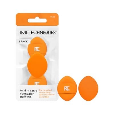Real Techniques Real Techniques Rt Mini Miracle Concealer Puff Trio
