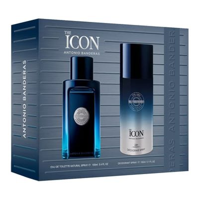 Antonio Banderas Antonio Banderas The Icon 2 Piece Gift Set: Eau de Toilette 100ml - Deodorant Spray 150ml