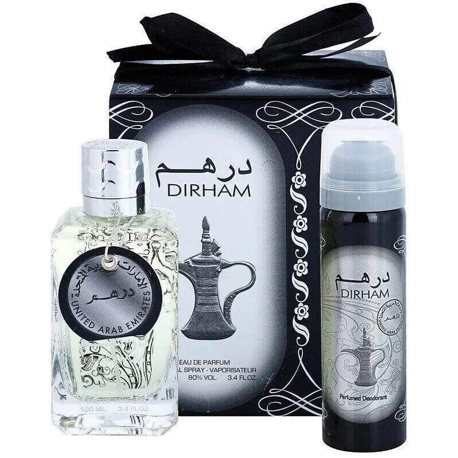 Ard Al Zaafaran Dirham Silver Perfume EDP 100ml with Deodorant - Unisex