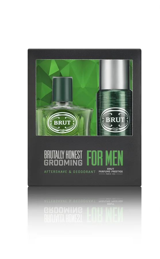 Brut Brut Brut Gift Set 100ml Aftershave + 200ml Deodorant Spray