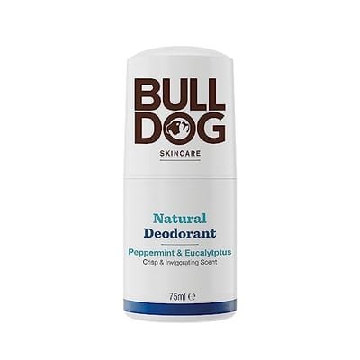 Bulldog Bulldog Skincare Peppermint & Eucalyptus Roll On Natural Deodorant For Men, 75ml