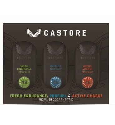 Castore Castore Deodrant Body Spray Set 3 X 150ml