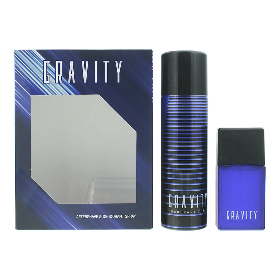 Coty Coty Gravity 2 Piece Gift Set: Aftershave 30ml - Deodorant Spray 120ml