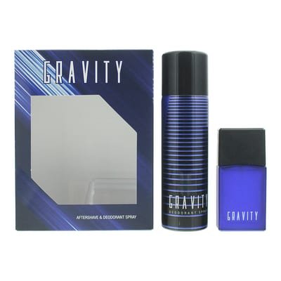 Coty Coty Gravity 2 Piece Gift Set: Aftershave 30ml - Deodorant Spray 120ml