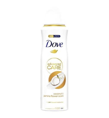 Dove Dove Advanced Care Coconut & Jasmine Anti-Perspirant Deodorant Spray With Plant Based Moisturiser For 72Hour Protection200 ml, 200ml