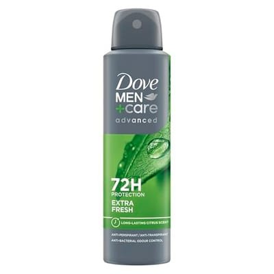 Dove Dove Men+Care Advanced Extra Fresh Deodorant Anti-Perspirant With 1/4Moisturising Cream For 72Hr Sweat & Odour Protection 150ml