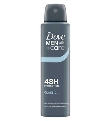 Dove Dove Men+Care Classic Antiperspirant Deodorant Aerosol 150ml