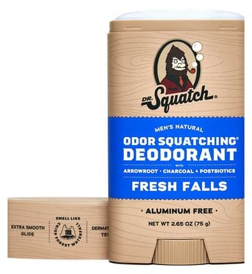 Dr Squatch Dr Squatch Dr. Squatch Deodorant Wide Stick Fresh Falls 75g