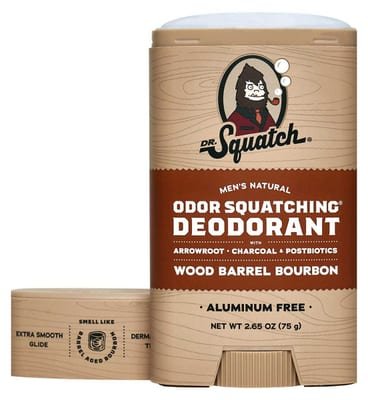 Dr Squatch Dr Squatch Dr. Squatch Deodorant Wide Stick Wood Barrel Bourbon 75g