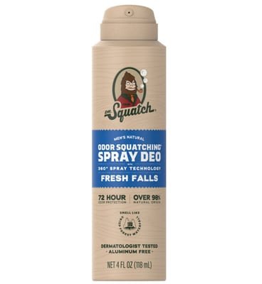 Dr Squatch Dr Squatch Fresh Falls Natural Spray Deodorant 118ml