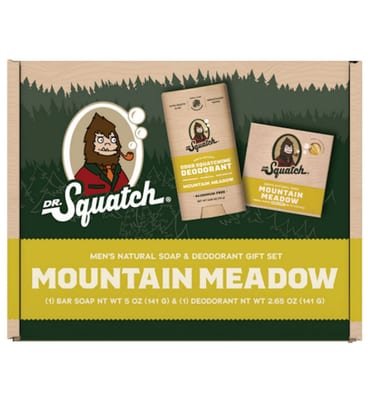 Dr Squatch Dr Squatch Mountain Meadow Soap And Deodorant Gift Pack