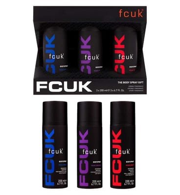 Fcuk FCUK Body Spray Trio Giftset