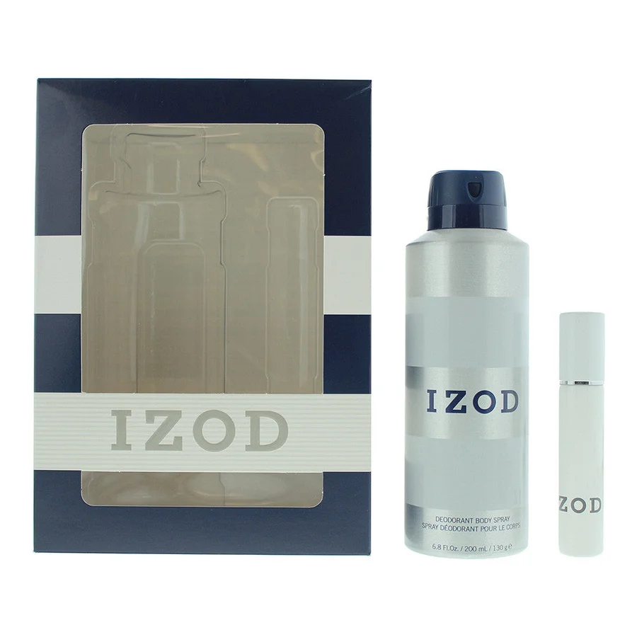 Izod Izod White Gift Set 15ml EDT + 200ml Body Spray