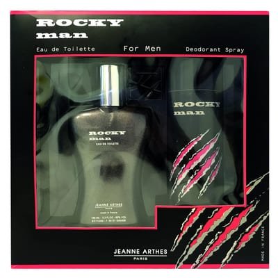 JEANNE ARTHES Arthes Rocky Man 100Ml EDT + Body Spray 200Ml Set