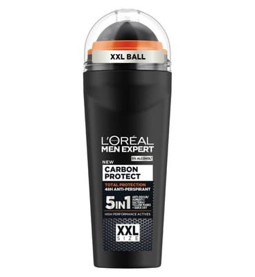 L'Oreal Men Expert L'Oreal Men Expert L'oréal Men Expert Carbon Protect 48H Roll On Anti-Perspirant Deodorant Large Xxxl 100ml