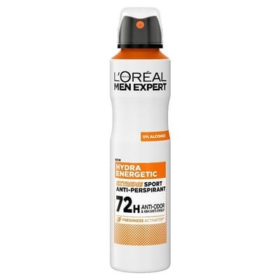 L'Oreal Men Expert L'Oreal Men Expert L'oréal Men Expert Hydra Energetic Extreme Sport 72H Anti-Perspirant Deodorant250 ml, 250ml