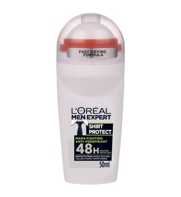 L'Oreal Men Expert L'Oreal Men Expert Shirt Protect Anti-Marks 48H Roll On Antiperspirant Deodorant 50ml