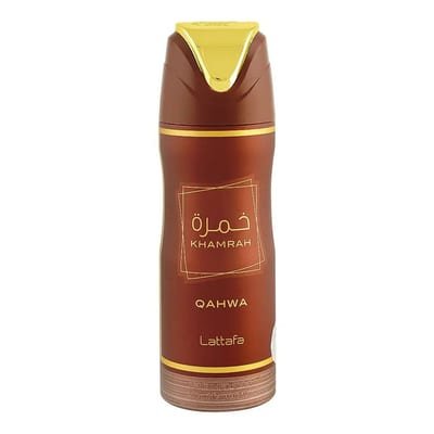 Lattafa Lattafa Khamrah Qahwa Perfume Deodorant 200ml Unisex