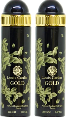 Louis Cardin Louis Cardin Gold Perfumed Deodorant Spray 200ml
