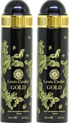 Louis Cardin Louis Cardin Gold Perfumed Deodorant Spray 200ml