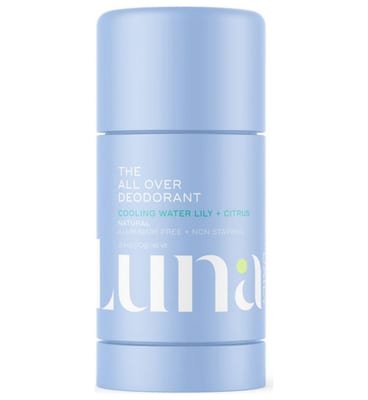 LUNA DAILY LUNA DAILY The Cooling All Over Deodorant Natural Non Staining Aluminum Free Body Stick Waterlily And Citrus 70g