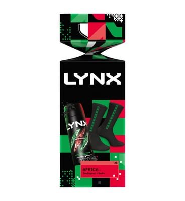 Lynx Lynx Bodyspray And Socks Africa Cracker Gift Set