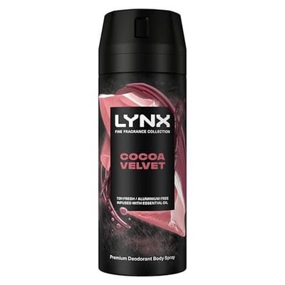 Lynx Lynx Fine Fragrance Cocoa Velvet 72Hr Deodorant Spray 150ml