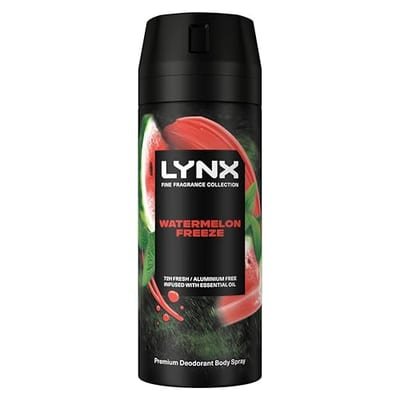 Lynx Lynx Fine Fragrance Watermelon Freeze 72Hr Deodorant Spray 150ml