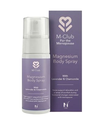 M-Club M-Club Magnesium Body Spray For Menopause - Cooling With Lavender & Chamomile Legs, Joints Muscles, 100ml