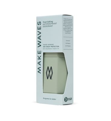 Make Waves Make Waves Bergamot & Amber Refillable Antiperspirant Starter Pack 30g