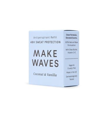 Make Waves Make Waves Coconut & Vanilla Antiperspirant Refill 30g