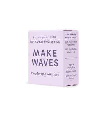 Make Waves Make Waves Raspberry & Rhubarb Antiperspirant Refill 30g