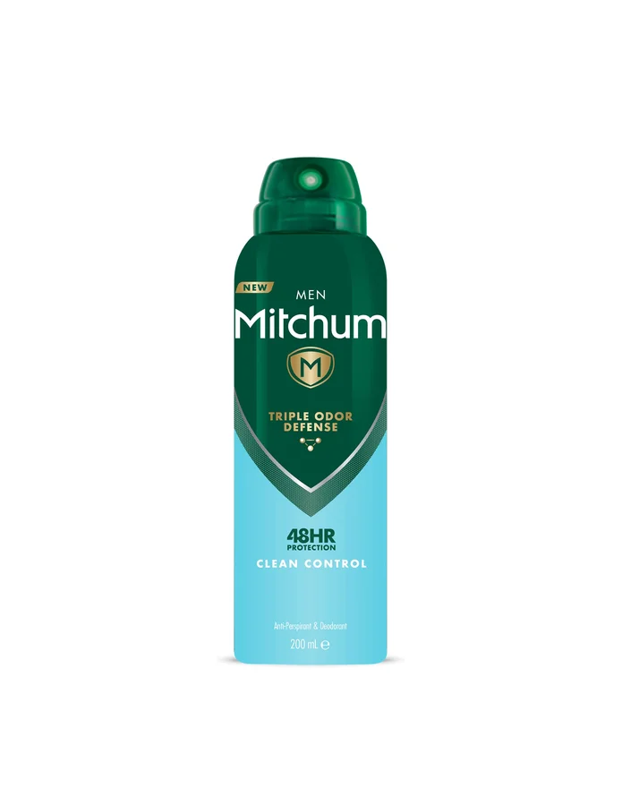 Mitchum Mitchum Men Triple Odor Defense Clean Control 48HR Protection Deodorant Spray 200ml