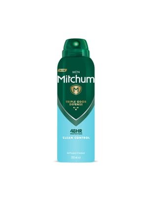 Mitchum Mitchum Men Triple Odor Defense Clean Control 48HR Protection Deodorant Spray 200ml